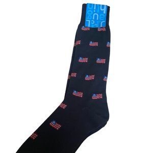 J.McLaughlin Men's Navy American Flag Socks